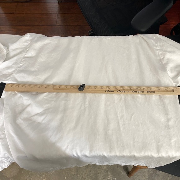 Royal Highnies XL White Original Lounge Top 100% Pima Cotton Pajama Shirt USA - Picture 8 of 12